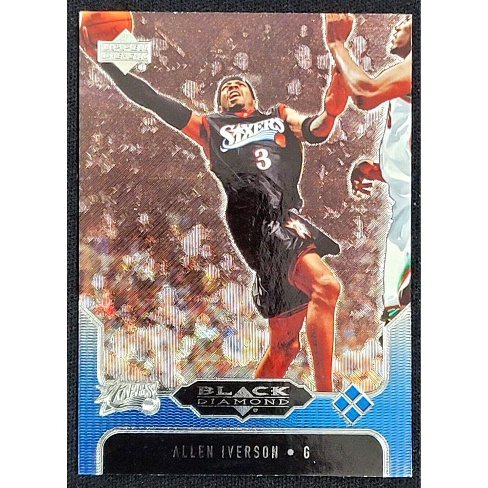 2004-05β UPPER DECK BLACK DIAMOND ALLEN IVERSON QUAD DIAMOND